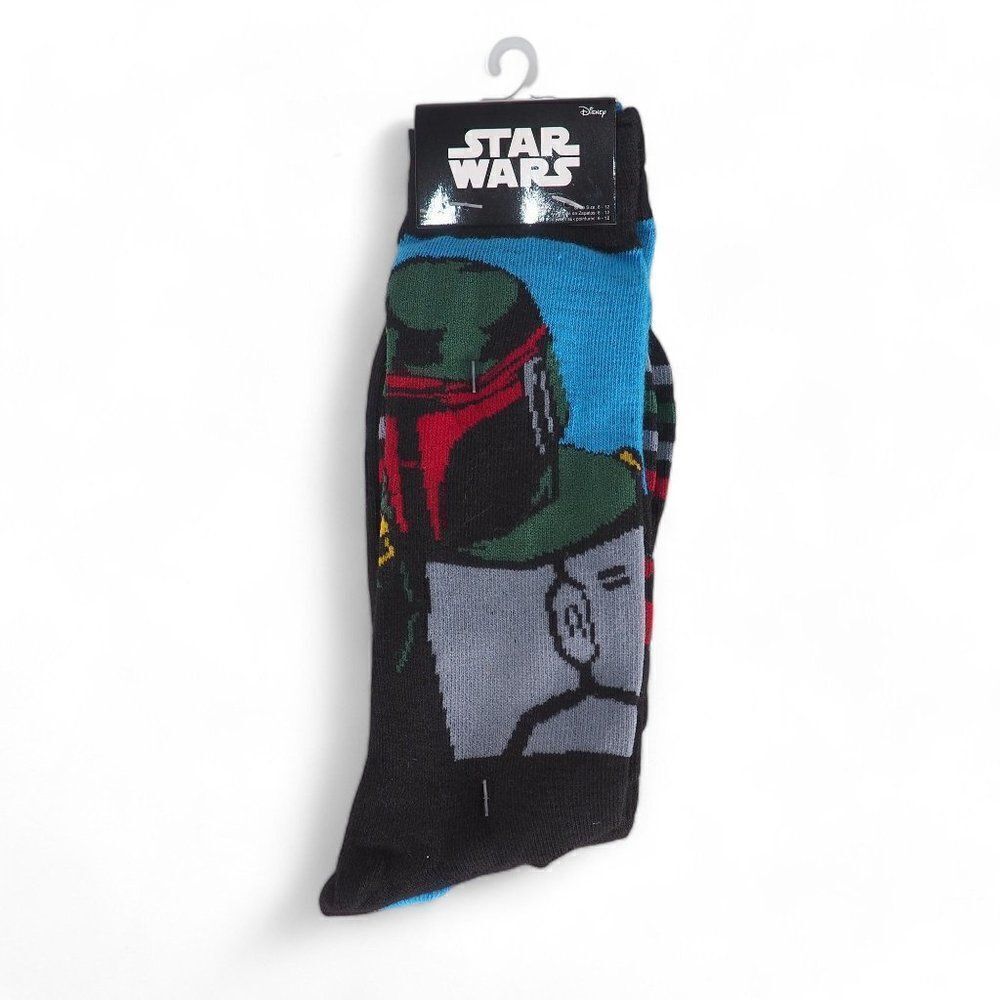Hyponline x‎ Star Wars Boba Fett 2pk Casual Crew Socks